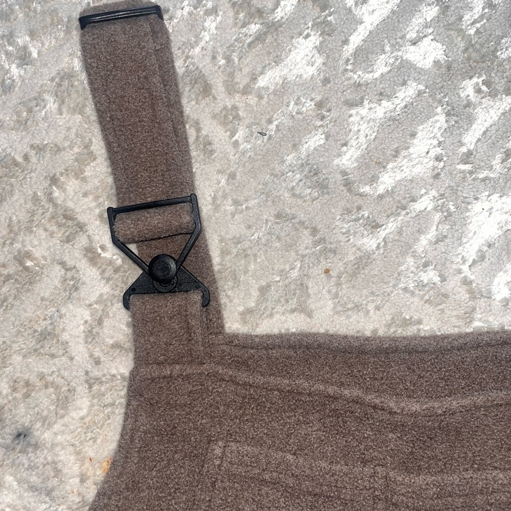 Vintage early winters Taupe bib overalls woman’s size medium - Picture 4 of 4